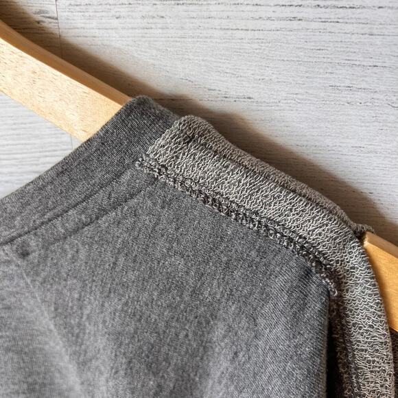 Anthropologie Dolan Sweatshirt Womens Size XS Gray Cold Shoulder Cotton Blend - Picture 10 of 12